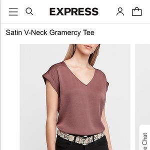 Express short sleeve women’s top - XS magenta